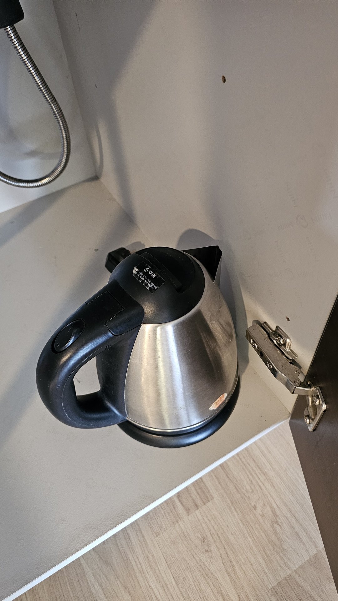 Stainless steel electric kettle in Vivace Resort Royal Suite kitchen